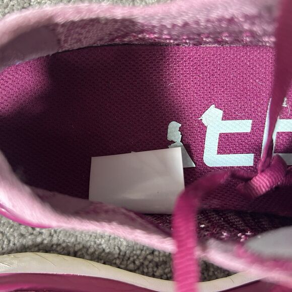 Nike Free Run Flyknit 2018 942839-600 Women Size 7.5 Raspberry Red Running Shoes - Picture 11 of 12